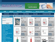 Tablet Screenshot of dentalbalaguer.com.br